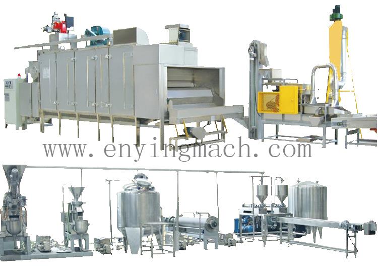 peanut butter production line