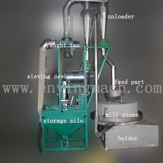 automatic flour stone mill