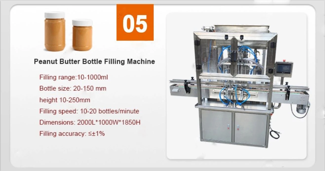 peanut butter filling machine