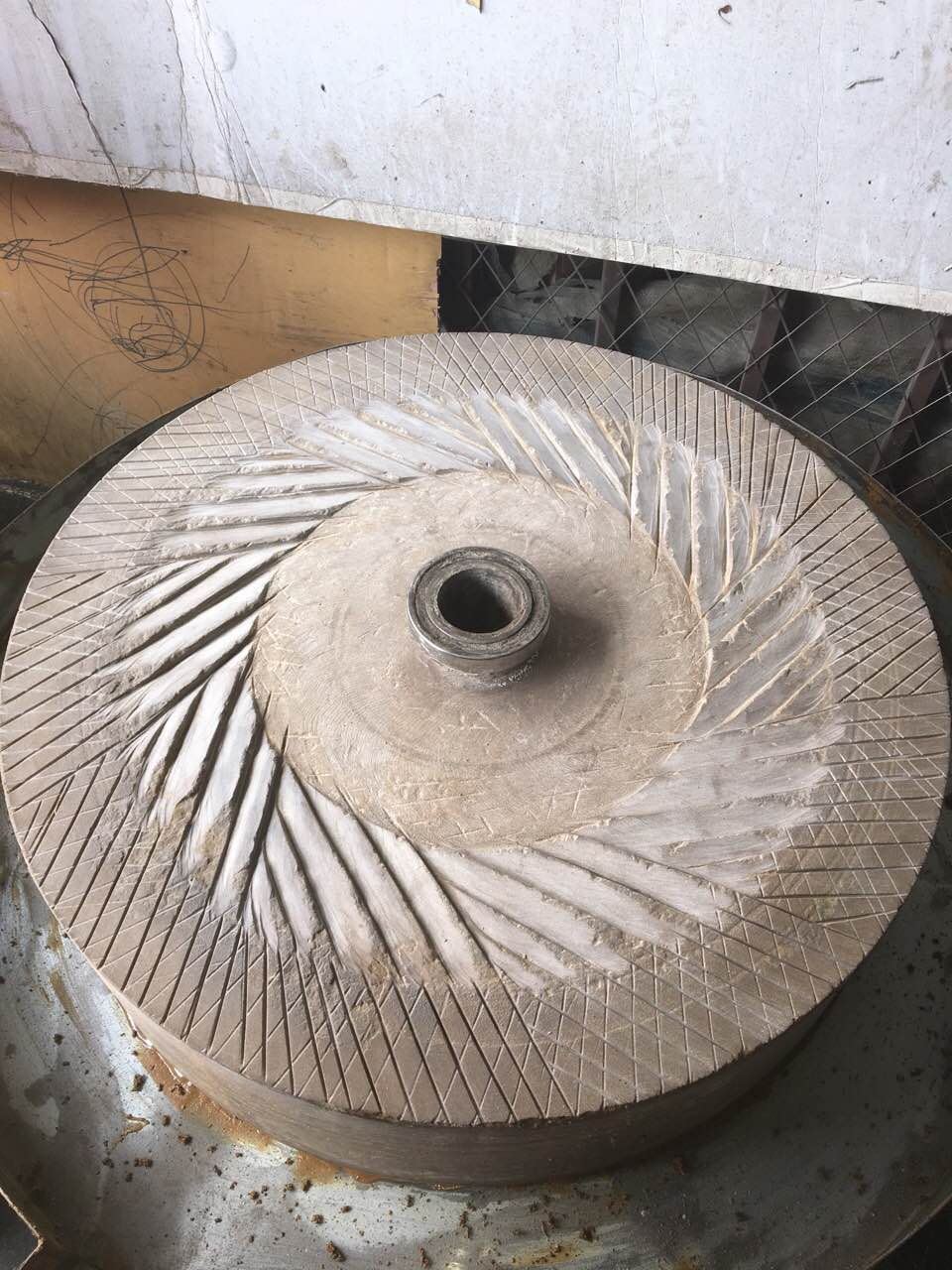 sesame stone mill groove