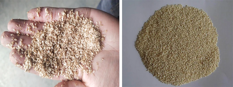 peeled sesame
