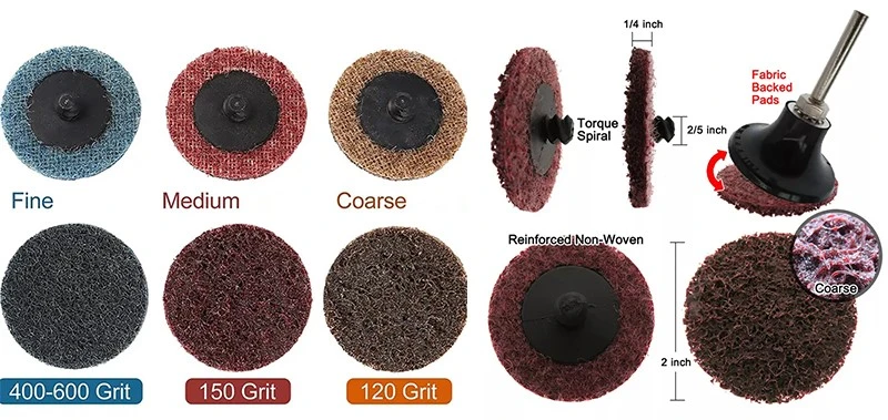 nylon fiber quick change disc