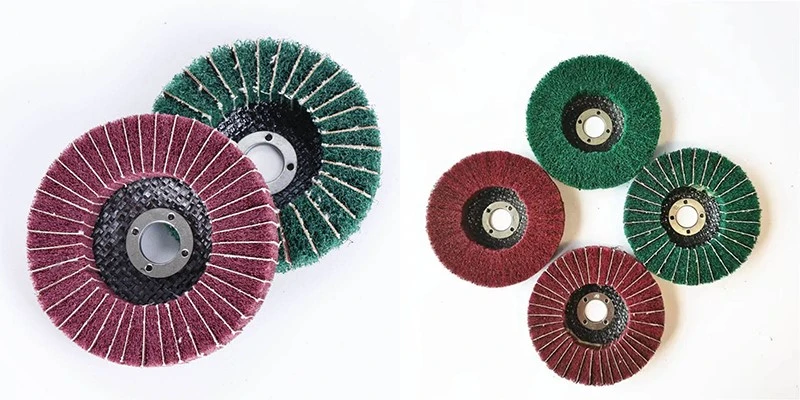 interleave non woven abrasive flap disc