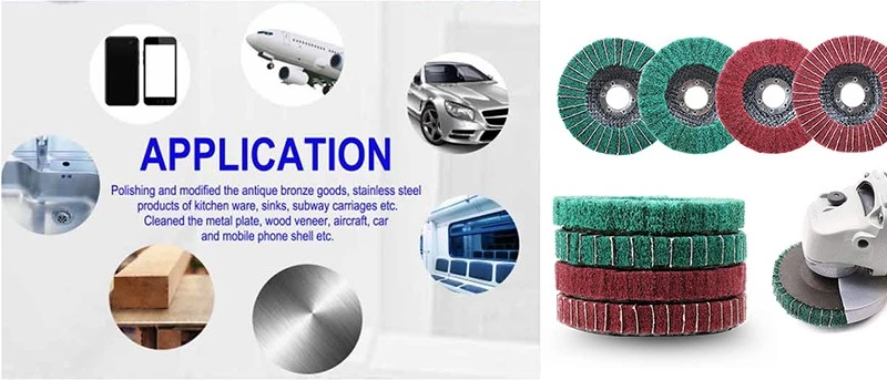 interleave non woven abrasive flap disc